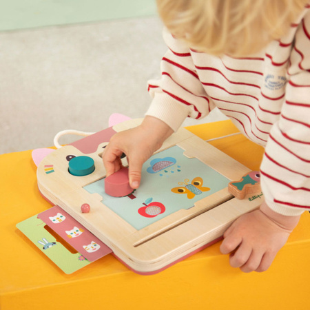 Lilliputiens Drewniana tablica – znikopis Kotka Jeanne 18m+