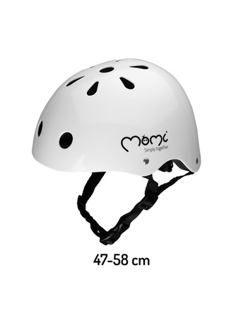 Momi Mimi Dziecięcy Kask Rowerowy Szary Matowy