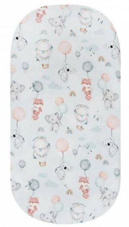 Bambusowe Prześcieradło Do Gondoli / Kosza Mojżesza 35x75 Cm 100% Bambus Balony