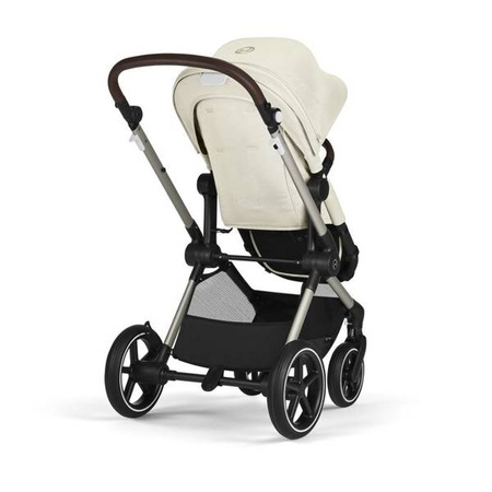 Cybex Eos Lux Wózek Głęboko-Spacerowy Rama Taupe Seashell Beige
