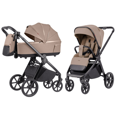 Carrello Omega Plus CRL-6540 Wózek Głęboko-Spacerowy Asteroid Beige