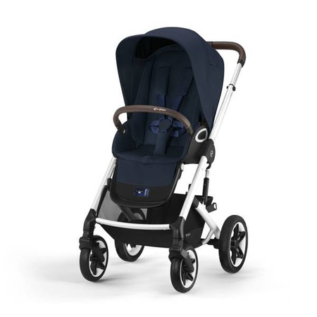 Cybex Talos S Lux Wózek Spacerowy Rama Srebrna Ocean Blue