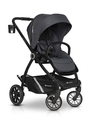 Euro-Cart Crox Pro - Wózek Spacerowy Coal