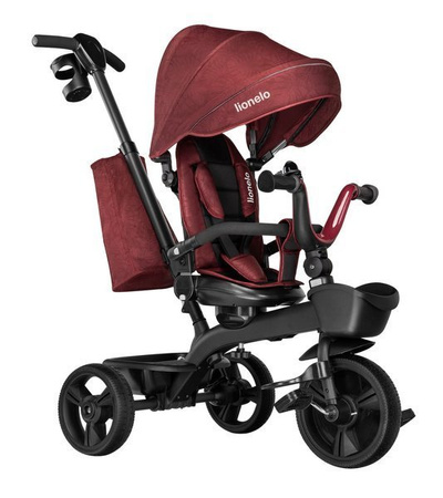 Lionelo Kori Rowerek Trójkołowy 2w1 Red Burgundy