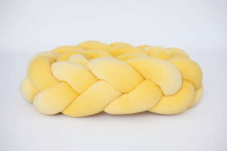 SenLove Ochraniacz do Łóżeczka Warkocz 240 cm Żółty