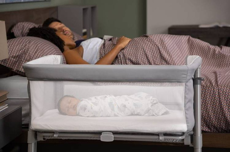 Chicco Next2me Dream Evo Łóżeczko Dostawne Grey Re_Lux