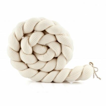 Waldin Warkocz Ochraniacz Do Łóżeczka 02 Kremowy