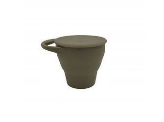 Baby in World Kubek Silikonowy Niewysypek Składany  Sage