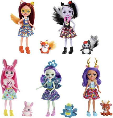 Barbie ENCH lalka + zwierzątko DVH87/8