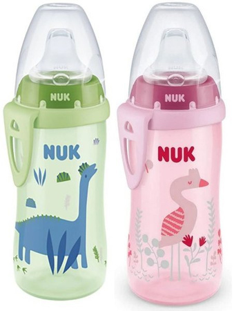 Nuk Kubek Active Cup 300ml Pow.12m-cy Ustnik Niekapek Silikonowy (D.nr 255078)