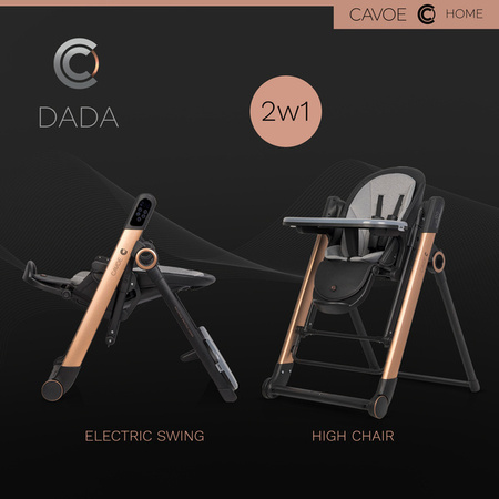 Cavoe Dada Krzesełko do Karmienia i Huśtawka Meteorite