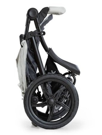 Hauck Runner Wózek Spacerowy, Trójkołowy do Biegania Silver/Grey