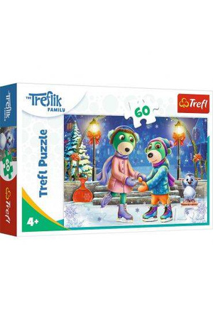 Trefl Puzzle 60 el. Zima u Trefików