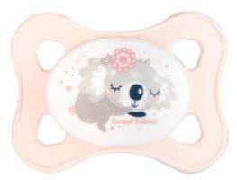 Canpol babies Smoczek silikonowy 0-2m symetryczny MINI 2szt. Pink