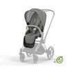 Cybex e-Priam 4.0 Rama ze Stelażem Siedziska + Tapicerka Conscious Green Leaf Wózek Spacerowy Eco Pearl Grey