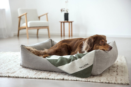 PALOPA Kocyk dla psa Ida M paski dark green