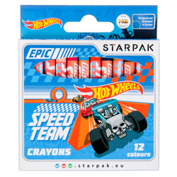 Starpak Kredki woskowe Hot Wheels 12 szt