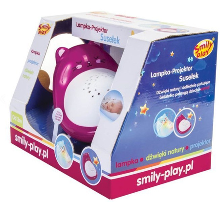 Lampka Projektor Susełek Różowy
