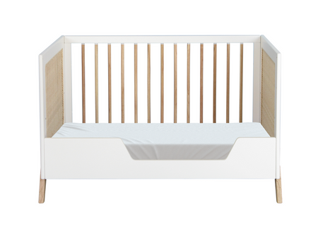 Theo Bebe Marelia Łóżeczko Ratanowe 60x120cm Neige