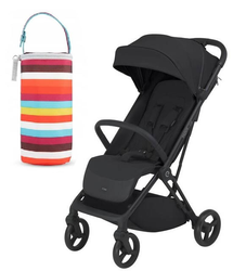 Espiro Just Wózek Spacerowy 110 Black Pepper 2024 + Canpol Babies Termoopakowanie