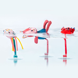 Lilliputiens Zestaw 3 zabawek do kąpieli z przyssawkami Kotka Jeanne 3 m+