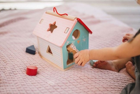 Janod Sorter Kształtów Domek Żyrafka Sophie