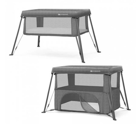 Kinderkraft Cami Łóżeczko Turystyczne Grey