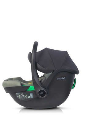 Easy Go Buz Pro Fotelik Samochodowy z Obrotową Bazą ISOFIX 0-13 kg Greener