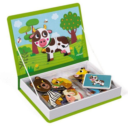Janod Magnetibook Magnetyczna Układanka Zwierzęta