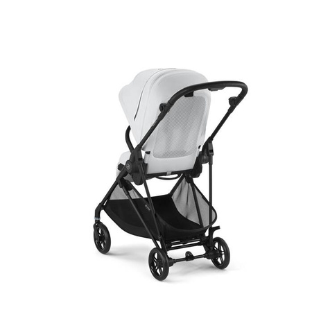 Cybex Melio Carbon Wózek Głęboko-Spacerowy Fog Grey + Cybex Cloud G I - Size Fotelik Samochodowy Fog Grey 0-13kg + Adaptery