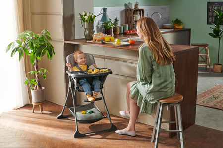 Kinderkraft Foldee Krzesełko Do Karmienia Grey