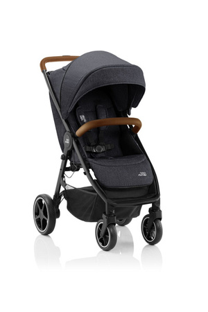 Britax Romer B-Agile R Wózek Spacerowy Black Shadow/Brown