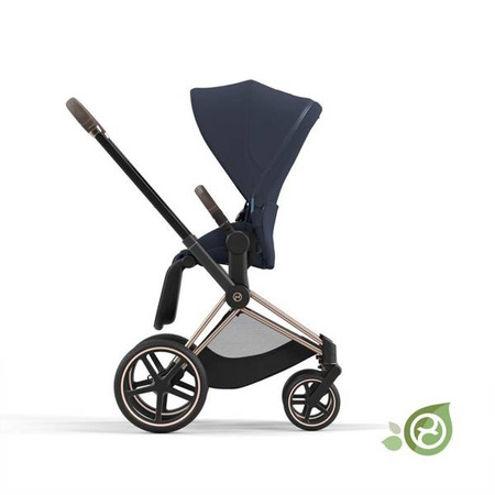 Cybex Conscious Green Leaf Priam 4.0 Tapicerka Siedziska Eco Dark Navy