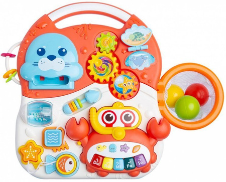 Toyz Caretero Pchacz Stolik Edukacyjny 2w1 Spark Orange