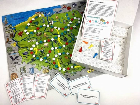 Kapitan Nauka Polska Gra Edukacyjna 5-99 Lat