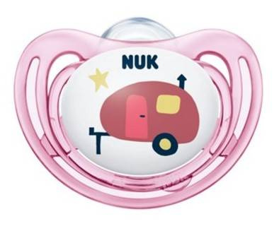 Nuk Smoczek Uspokajający Silikonowy Hello Adventure 6-18 m-cy 2 szt box