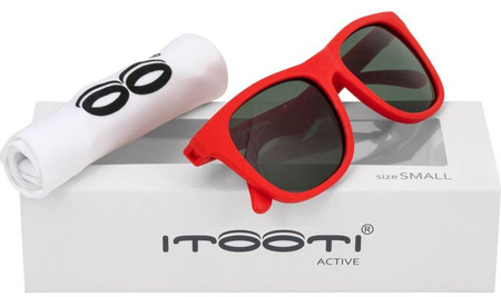 Tootiny Classic Small Okulary Przeciwsłoneczne Czerwone