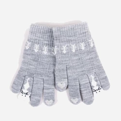 Yo! Girls' Rękawiczki Dziecięce Five-Finger Touchscreen Gloves