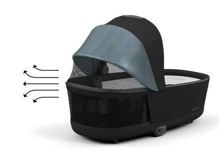 Cybex Priam 4.0 Wózek Głęboko-Spacerowy + Fotelik Samochodowy Cloud T 0-13kg Deep Black