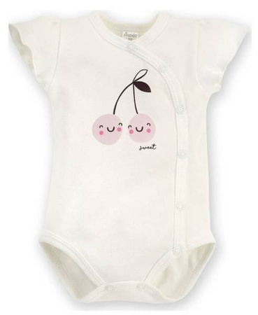 Body Rozpinane Krótki Rękaw Sweet Cherry 68