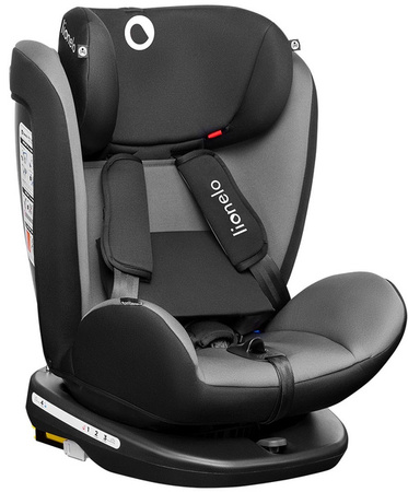 Lionelo Bastiaan 360° Fotelik Samochodowy 0-36kg Grey/Black