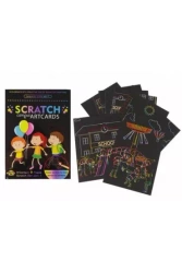 16032 - Zdrapywanka Kolorowanka Dla Dzieci Szkoła