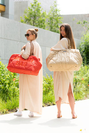 Childhome Torba Mommy Bag Pikowana Beżowa