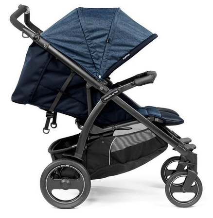 PegPerego Book For Two Wózek Bliźniaczy Indigo