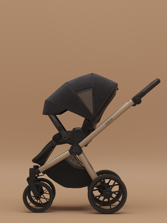 Riko Cava Wózek Głęboko-Spacerowy 02 Coal