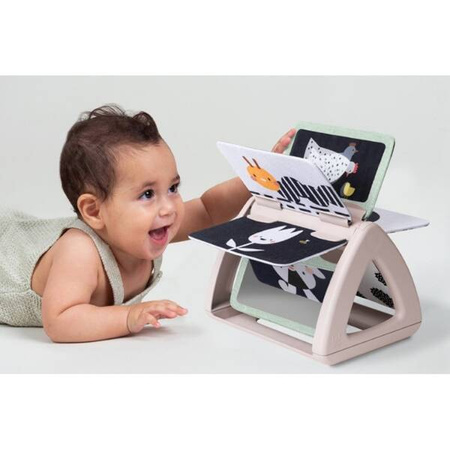 Taf Toys Książeczka Obracająca Się Tummy-time Czarno-biała