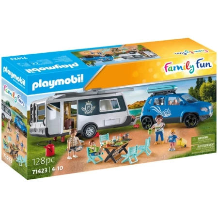 Playmobil Samochód z Przyczepą Kempingową