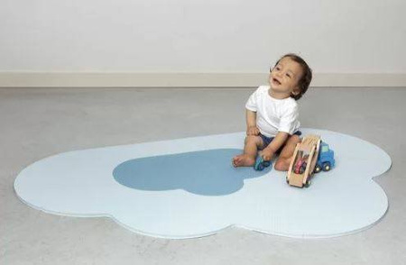 Quut Playmat Mata do Zabawy Chmurka Dusty Blue