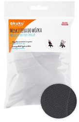 Akuku Moskitiera uniwersalna na wózek Biały