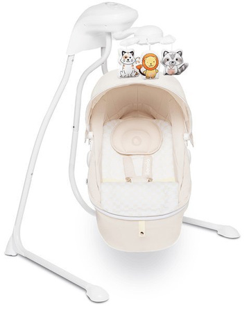 Lionelo Henny Leżaczek Bujaczek Huśtawka (beige)